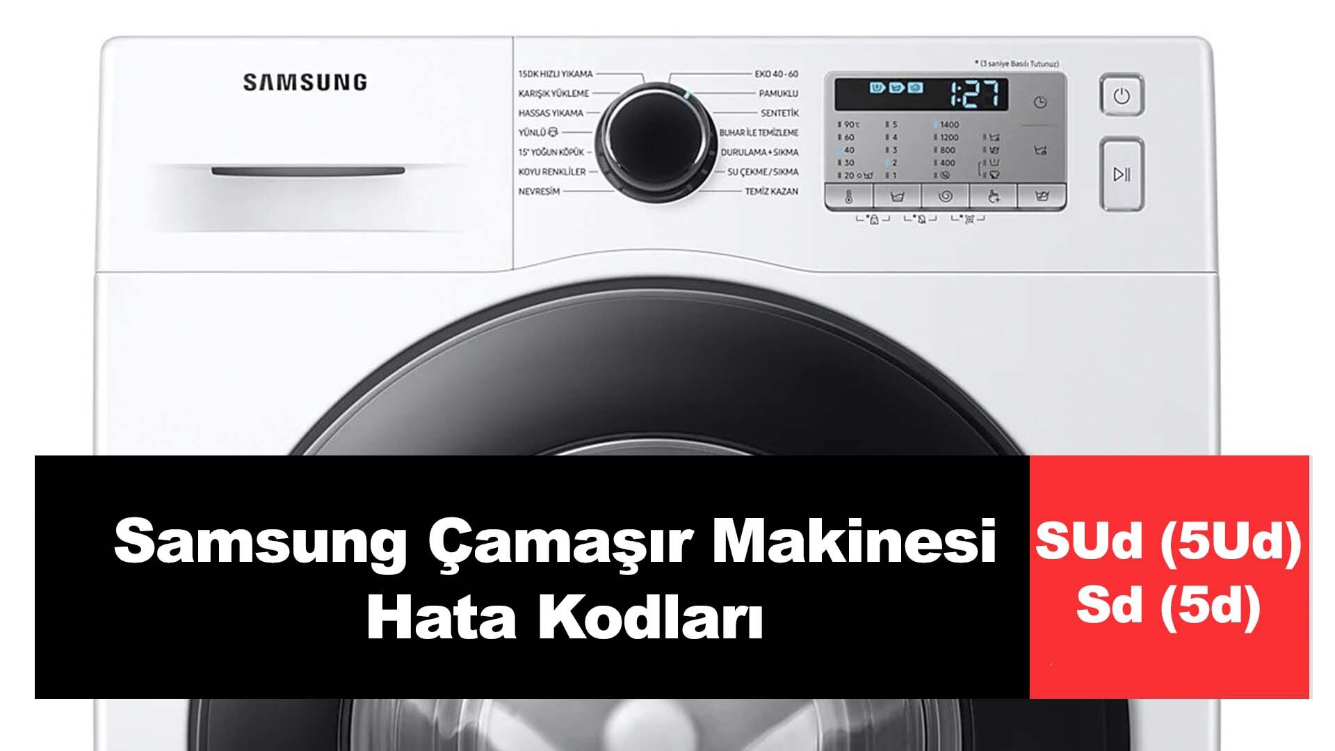 5ud on samsung washer